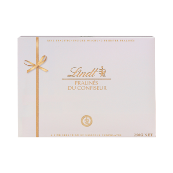 Lindt Pralines du Confiseur GOLD WEISS, Bonbonniere, 348g